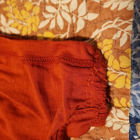 Wool& Grace midi tiered sleeveless dress coral red - Picture 6 of 12